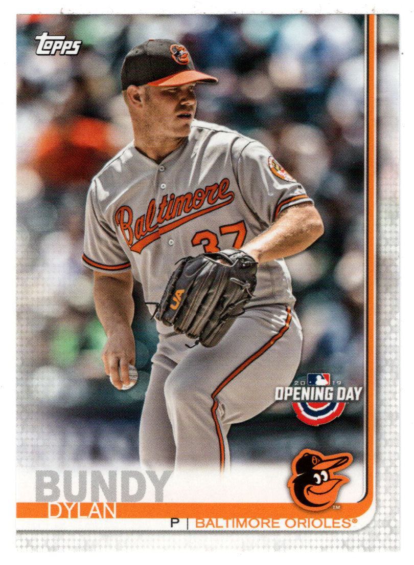 Dylan Bundy - Baltimore Orioles (MLB Baseball Card) 2019 Topps Opening Day # 80 Mint