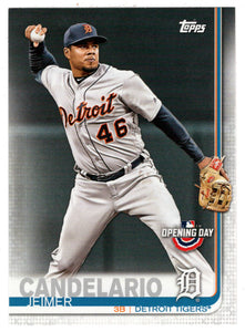 Jeimer Candelario - Detroit Tigers (MLB Baseball Card) 2019 Topps Opening Day # 81 Mint