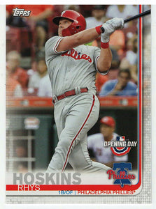 Rhys Hoskins - Philadelphia Phillies (MLB Baseball Card) 2019 Topps Opening Day # 107 Mint
