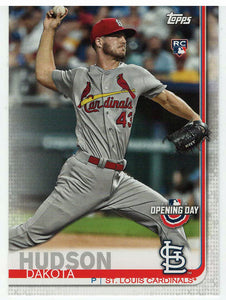 Dakota Hudson RC - St. Louis Cardinals (MLB Baseball Card) 2019 Topps Opening Day # 116 Mint