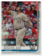 Jesus Aguilar - Milwaukee Brewers (MLB Baseball Card) 2019 Topps Opening Day # 136 Mint
