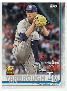 Ryan Yarbrough - Tampa Bay Rays (MLB Baseball Card) 2019 Topps Opening Day # 141 Mint