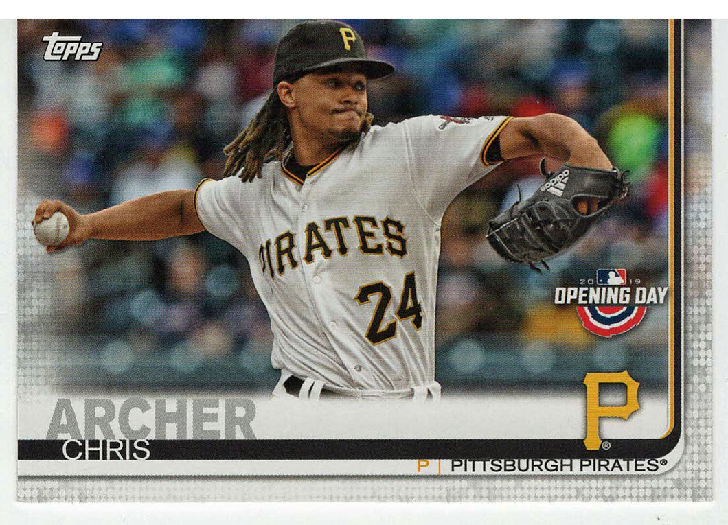 Chris Archer - Pittsburgh Pirates (MLB Baseball Card) 2019 Topps Opening Day # 148 Mint