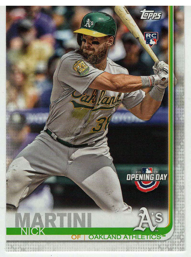 Nick Martini RC - Oakland Athletics (MLB Baseball Card) 2019 Topps Opening Day # 159 Mint