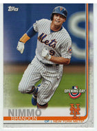 Brandon Nimmo - New York Mets (MLB Baseball Card) 2019 Topps Opening Day # 161 Mint