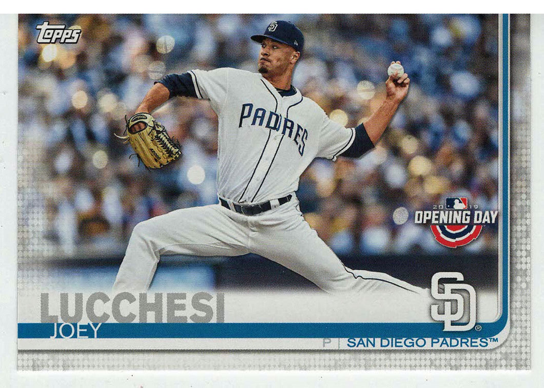 Joey Lucchesi - San Diego Padres (MLB Baseball Card) 2019 Topps Opening Day # 165 Mint
