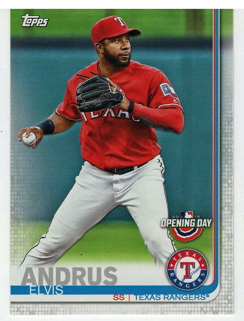 Elvis Andrus - Texas Rangers (MLB Baseball Card) 2019 Topps Opening Day # 180 Mint
