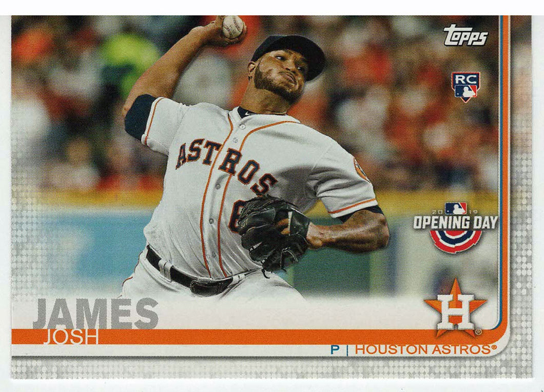Josh James RC - Houston Astros (MLB Baseball Card) 2019 Topps Opening Day # 181 Mint