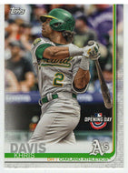 Khris Davis - Oakland Athletics (MLB Baseball Card) 2019 Topps Opening Day # 185 Mint