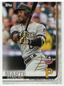 Starling Marte - Pittsburgh Pirates (MLB Baseball Card) 2019 Topps Opening Day # 186 Mint