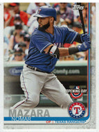 Nomar Mazara - Texas Rangers - Blue Foil (MLB Baseball Card) 2019 Topps Opening Day # 192 Mint