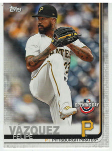 Felipe Vazquez - Pittsburgh Pirates (MLB Baseball Card) 2019 Topps Opening Day # 197 Mint