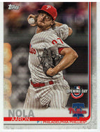 Aaron Nola - Philadelphia Phillies (MLB Baseball Card) 2019 Topps Opening Day # 198 Mint