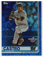 Starlin Castro - Miami Marlins - Blue Foil (MLB Baseball Card) 2019 Topps Opening Day # 87 Mint