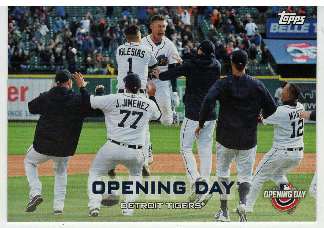 Detroit Tigers - Opening Day (MLB Baseball Card) 2019 Topps Opening Day # ODB-DT Mint