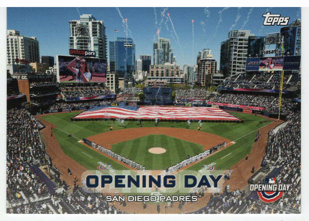 San Diego Padres - Opening Day (MLB Baseball Card) 2019 Topps Opening Day # ODB-SDP Mint