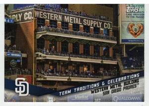 San Diego Padres - Western Metal Building - Team Traditions and Celebrations (MLB Baseball Card) 2019 Topps Opening Day # TTC-SB Mint