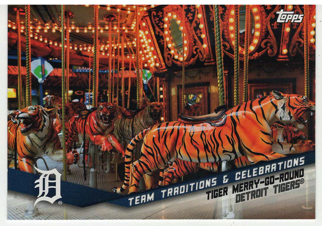 Detroit Tigers - Tiger Merry-Go-Round - Team Traditions and Celebrations (MLB Baseball Card) 2019 Topps Opening Day # TTC-WF Mint