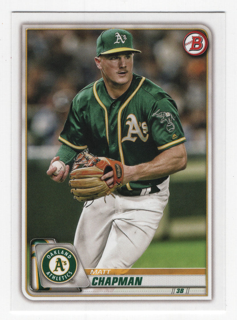 Matt Chapman - Oakland Athletics (MLB Baseball Card) 2020 Bowman # 73 Mint