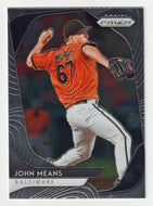 John Means - Baltimore Orioles (MLB Baseball Card) 2020 Panini Prizm # 16 Mint