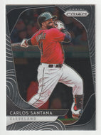 Carlos Santana - Cleveland Indians (MLB Baseball Card) 2020 Panini Prizm # 147 Mint