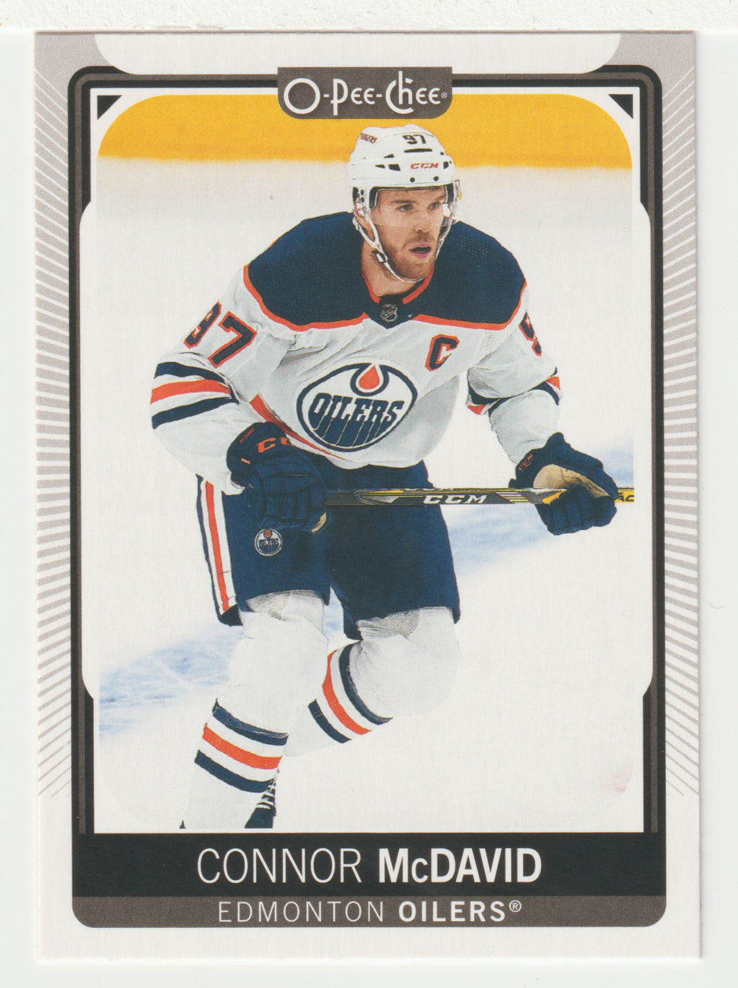 Connor McDavid - Edmonton Oilers (NHL Hockey Card) 2021-22 O-Pee-Chee # 1 Mint
