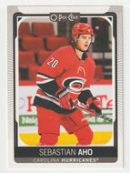 Sebastian Aho - Carolina Hurricanes (NHL Hockey Card) 2021-22 O-Pee-Chee # 12 Mint