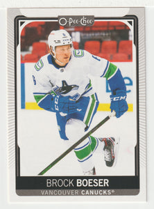Brock Boeser - Vancouver Canucks (NHL Hockey Card) 2021-22 O-Pee-Chee # 35 Mint