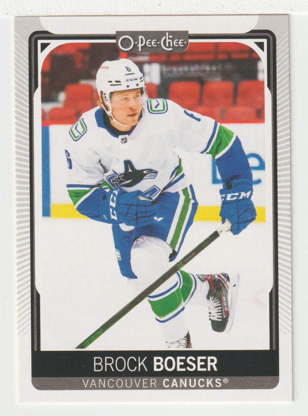 Brock Boeser - Vancouver Canucks (NHL Hockey Card) 2021-22 O-Pee-Chee # 35 Mint