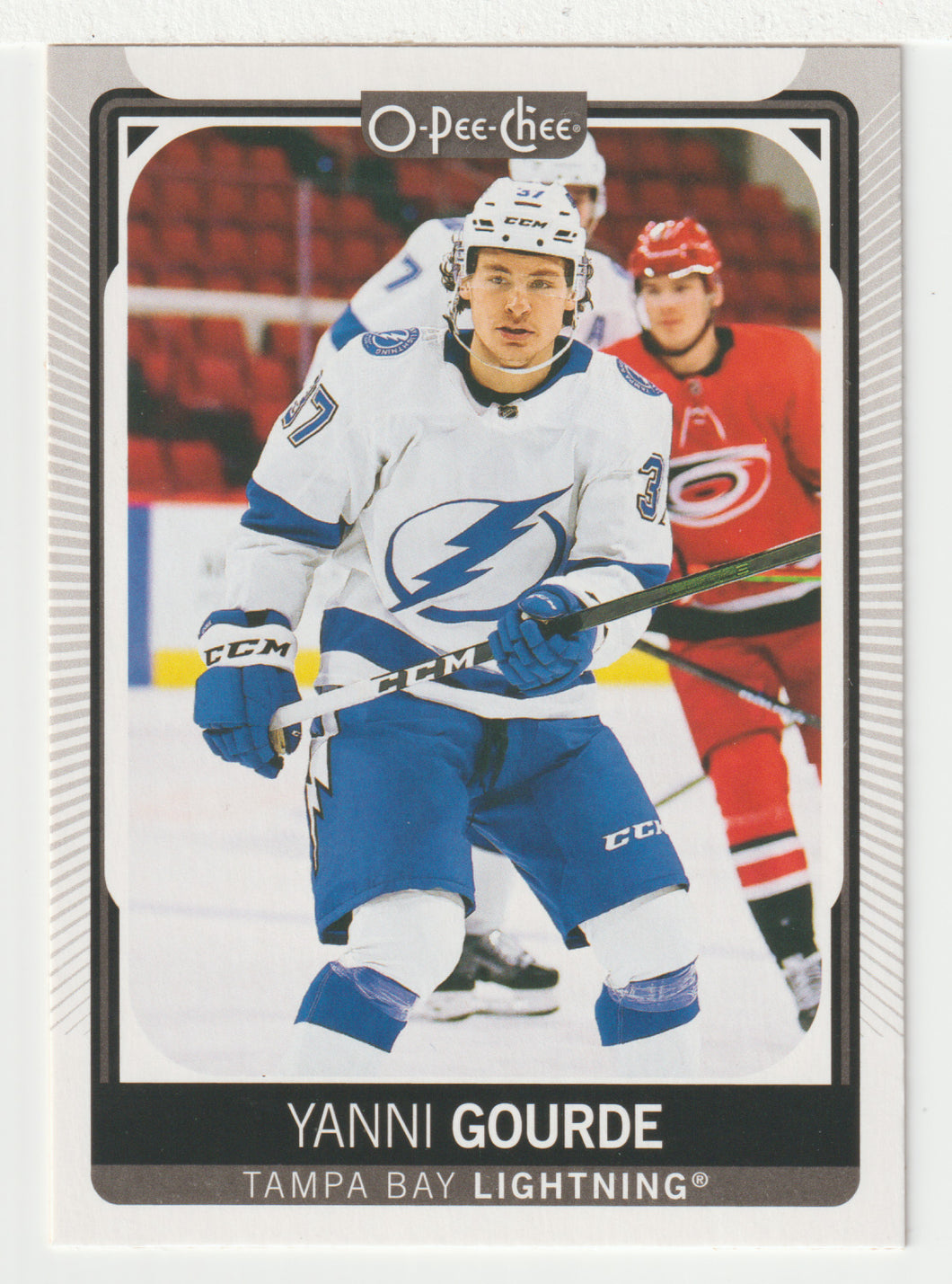 Yanni Gourde - Tampa Bay Lightning (NHL Hockey Card) 2021-22 O-Pee-Chee # 58 Mint