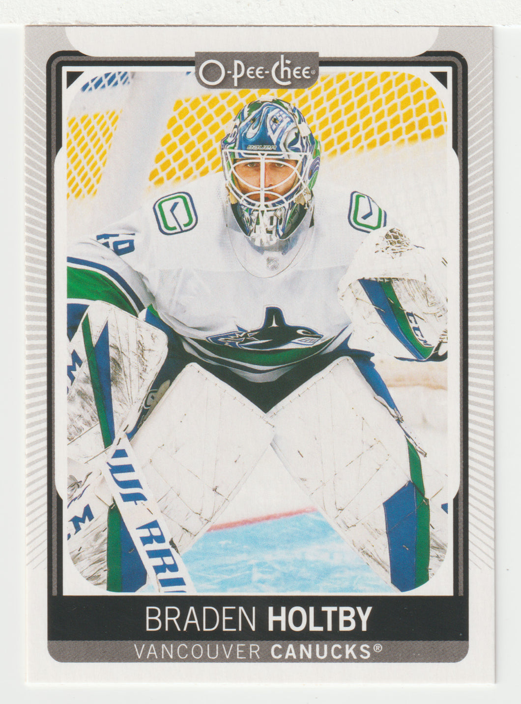 Braden Holtby - Vancouver Canucks (NHL Hockey Card) 2021-22 O-Pee-Chee # 59 Mint