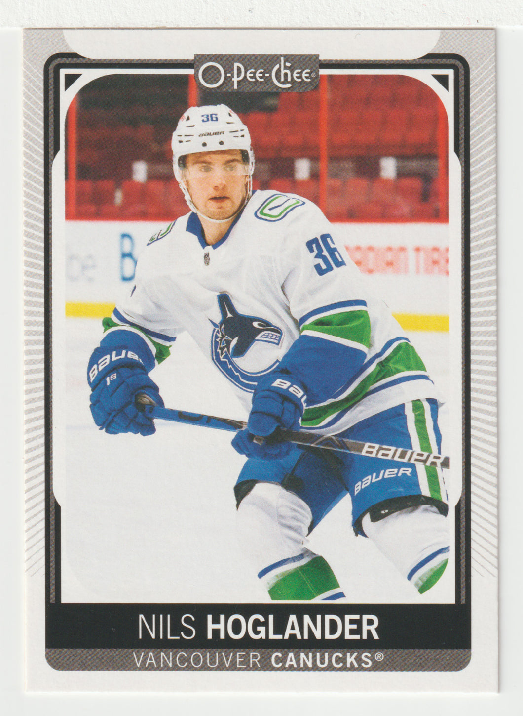 Nils Hoglander - Vancouver Canucks (NHL Hockey Card) 2021-22 O-Pee-Chee # 75 Mint