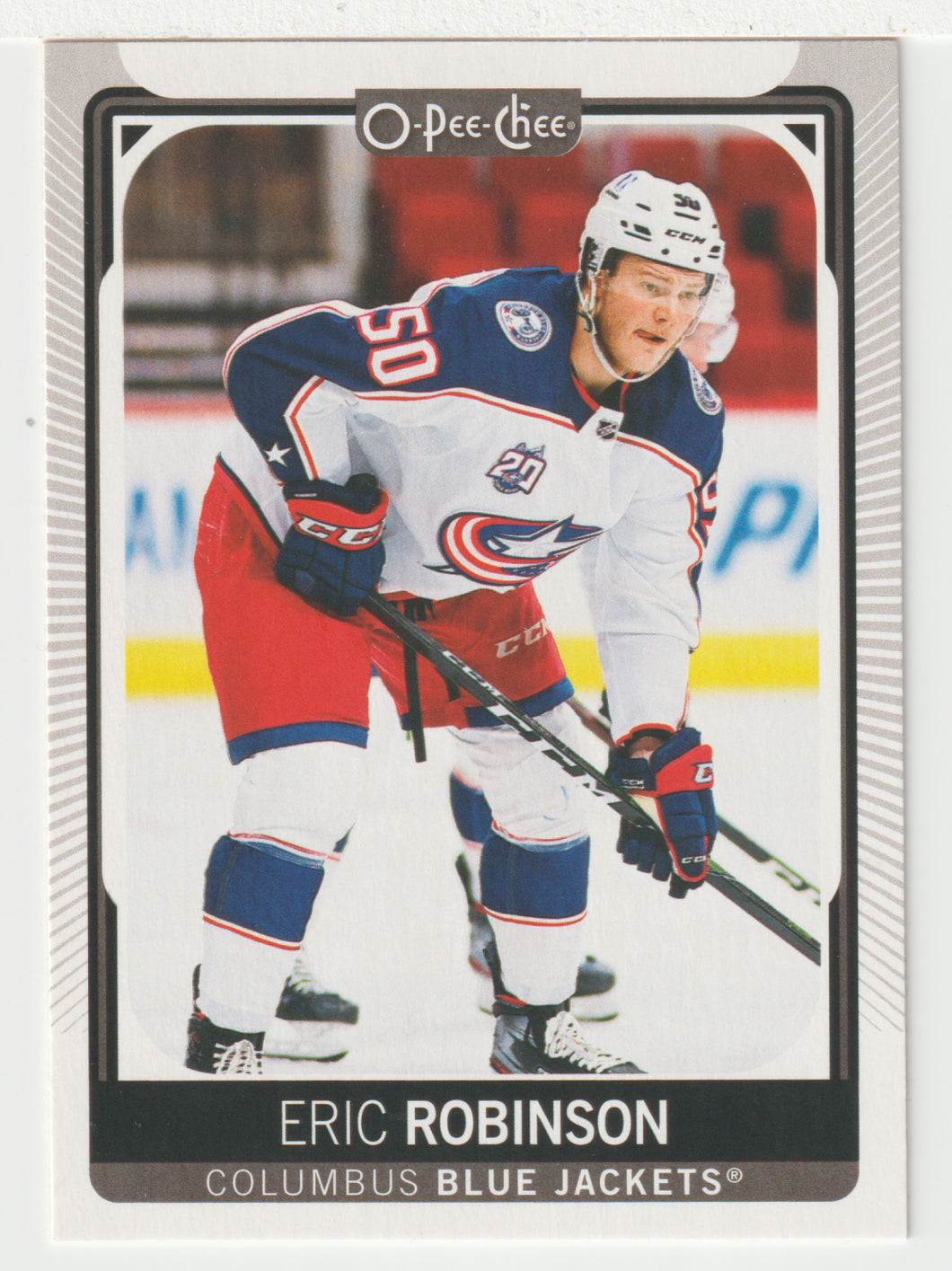 Eric Robinson - Columbus Blue Jackets (NHL Hockey Card) 2021-22 O-Pee-Chee # 102 Mint