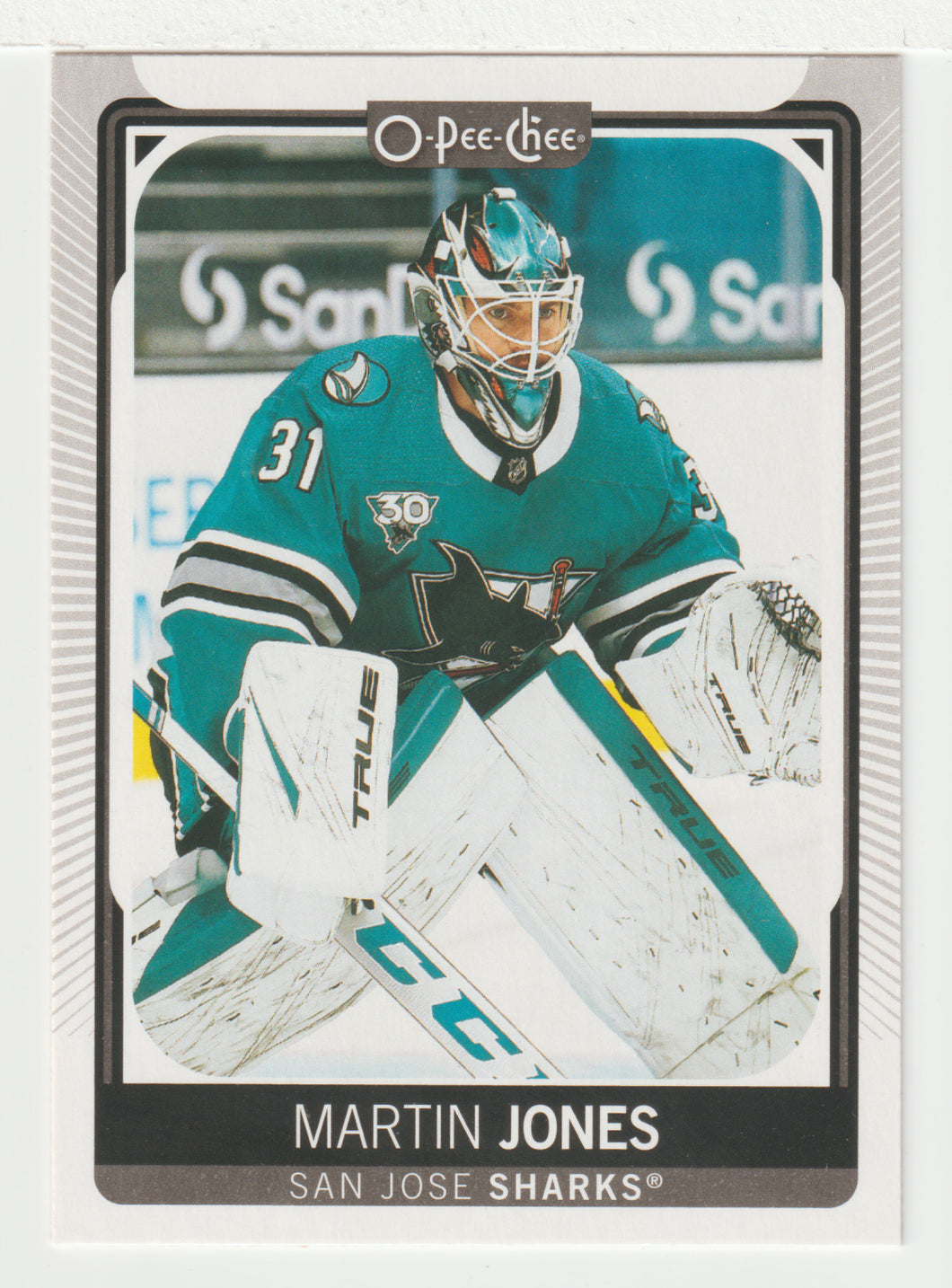 Martin Jones - San Jose Sharks (NHL Hockey Card) 2021-22 O-Pee-Chee # 133 Mint