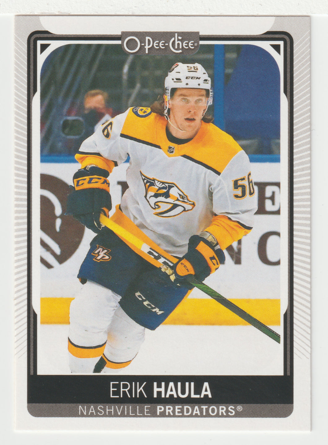 Erik Haula - Nashville Predators (NHL Hockey Card) 2021-22 O-Pee-Chee # 145 Mint