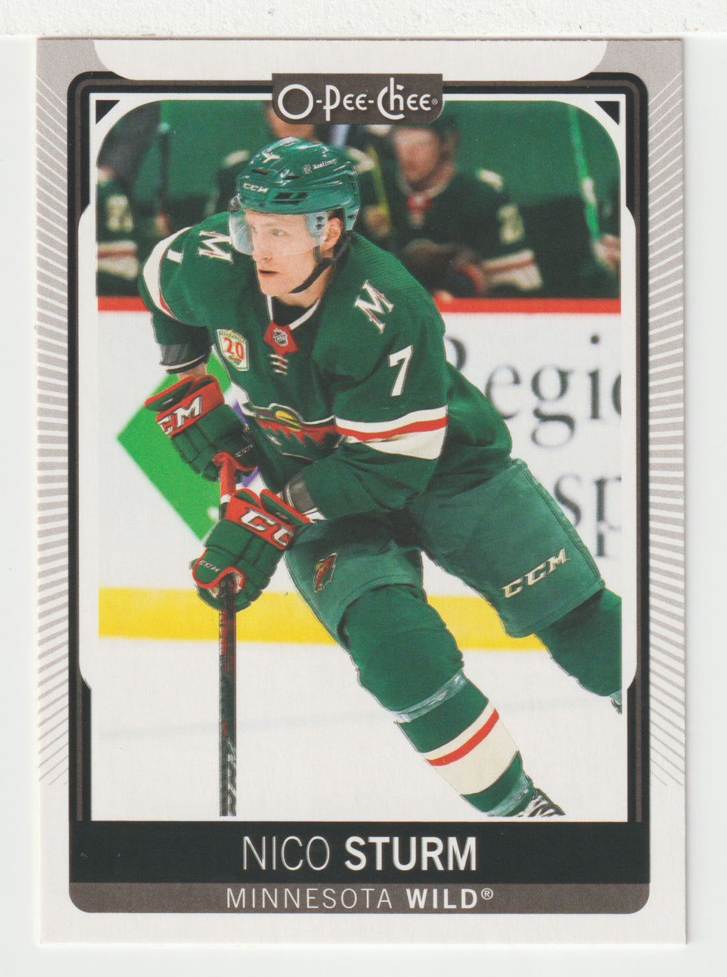Nico Sturm - Minnesota Wild (NHL Hockey Card) 2021-22 O-Pee-Chee # 157 Mint