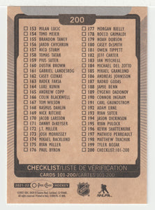 Checklist # 2 (NHL Hockey Card) 2021-22 O-Pee-Chee # 200 Mint