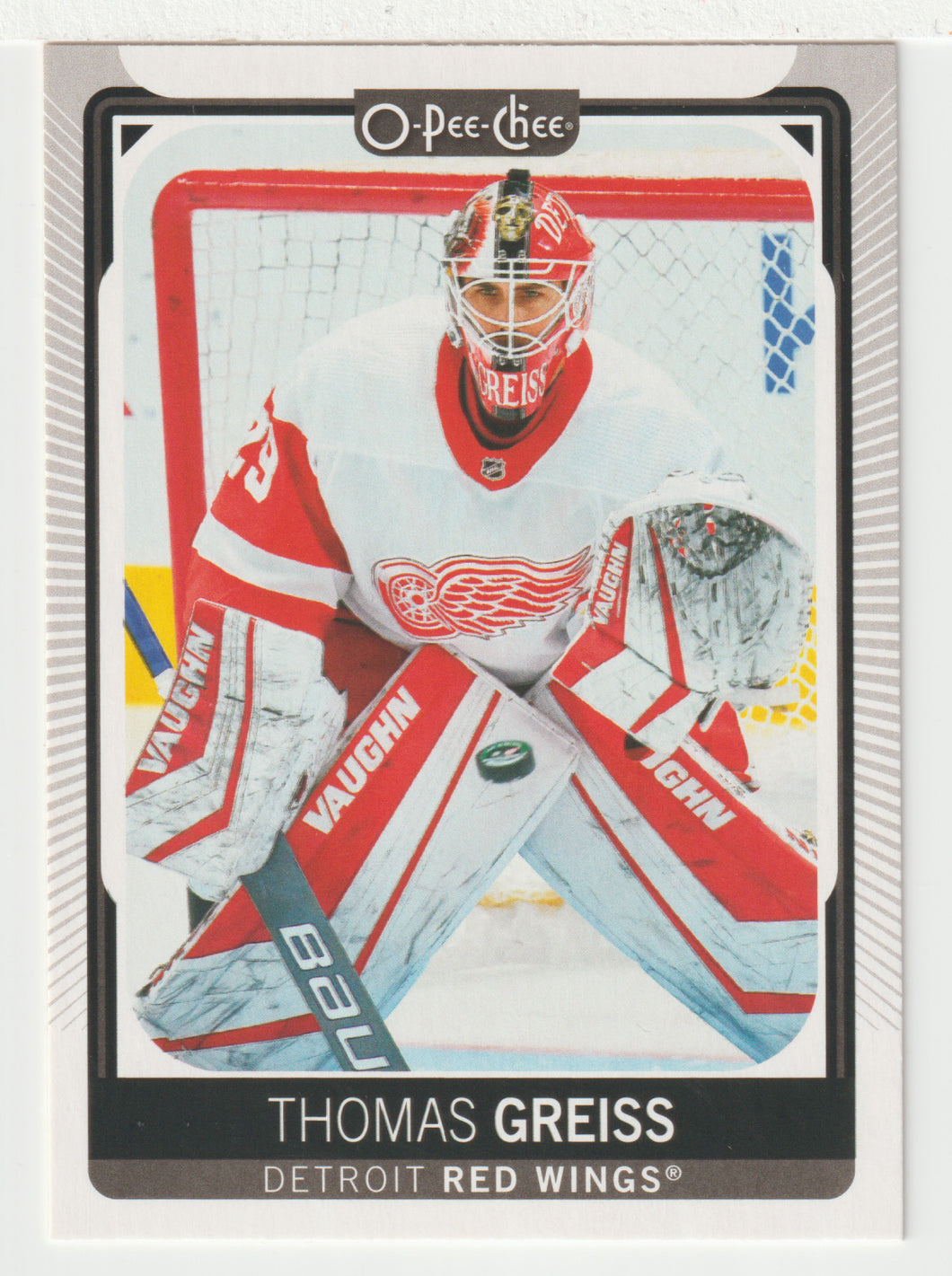 Thomas Greiss - Detroit Red Wings (NHL Hockey Card) 2021-22 O-Pee-Chee # 202 Mint