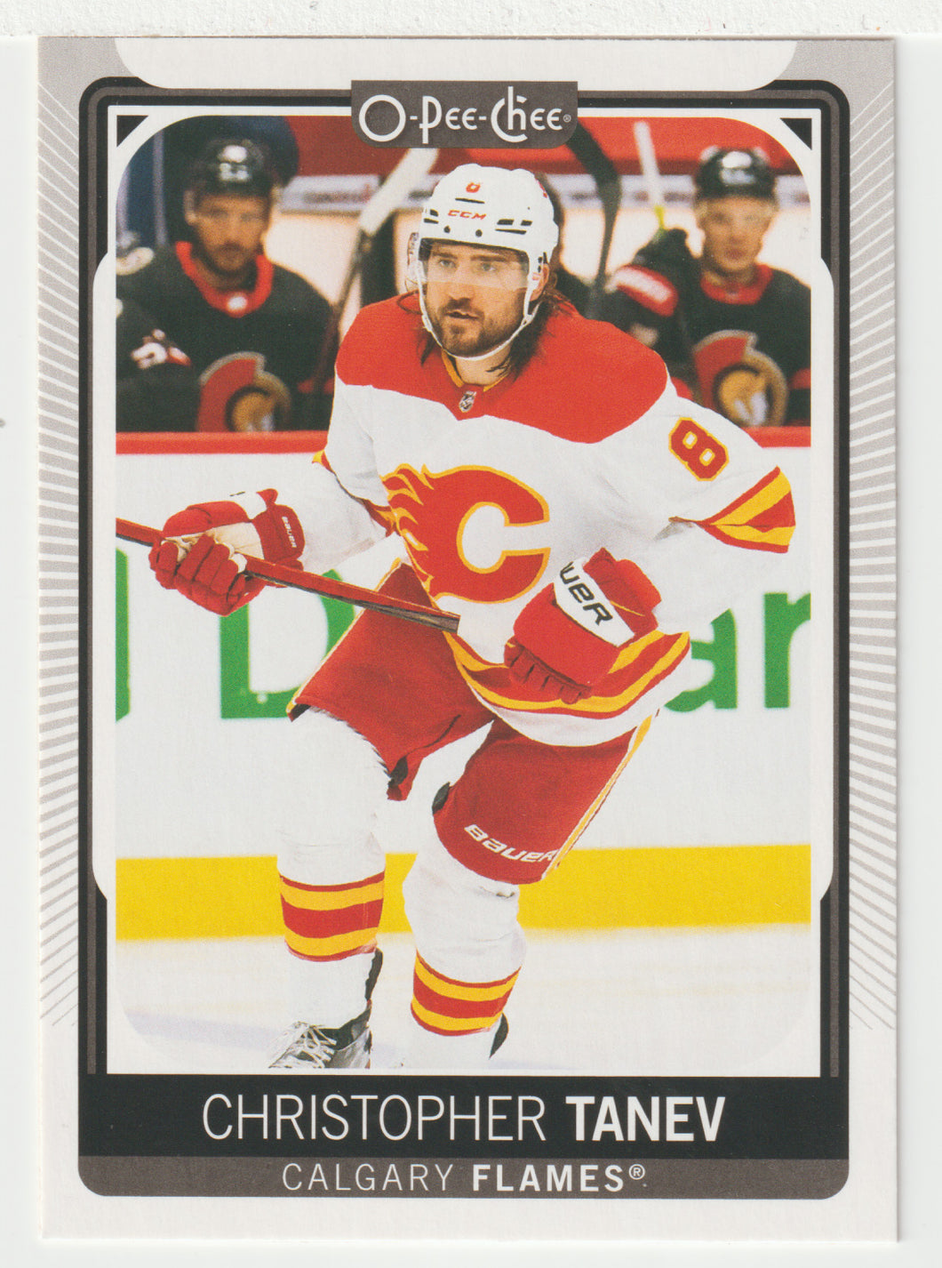 Christopher Tanev - Calgary Flames (NHL Hockey Card) 2021-22 O-Pee-Chee # 208 Mint