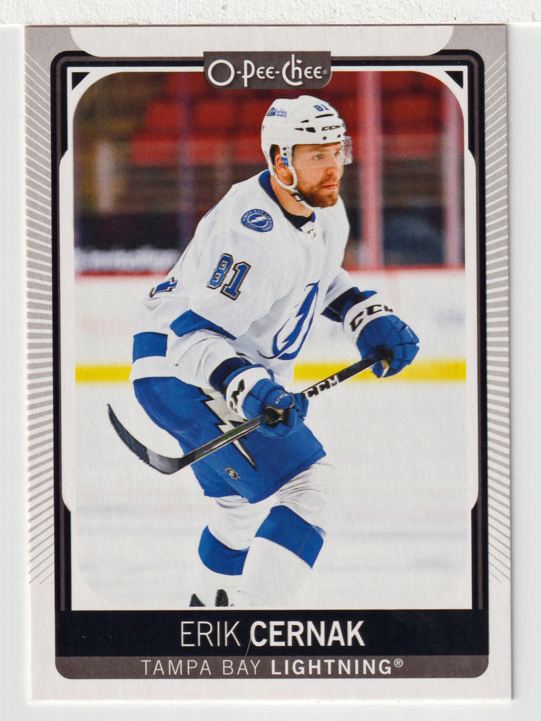 Erik Cernak - Tampa Bay Lightning (NHL Hockey Card) 2021-22 O-Pee-Chee # 227 Mint
