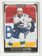 Brandon Sutter - Vancouver Canucks (NHL Hockey Card) 2021-22 O-Pee-Chee # 296 Mint