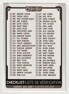 Checklist # 3 (NHL Hockey Card) 2021-22 O-Pee-Chee # 300 Mint