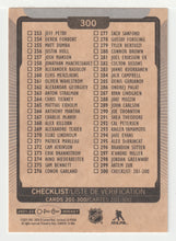 Load image into Gallery viewer, Checklist # 3 (NHL Hockey Card) 2021-22 O-Pee-Chee # 300 Mint
