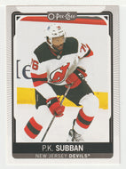 P.K. Subban - New Jersey Devils (NHL Hockey Card) 2021-22 O-Pee-Chee # 308 Mint