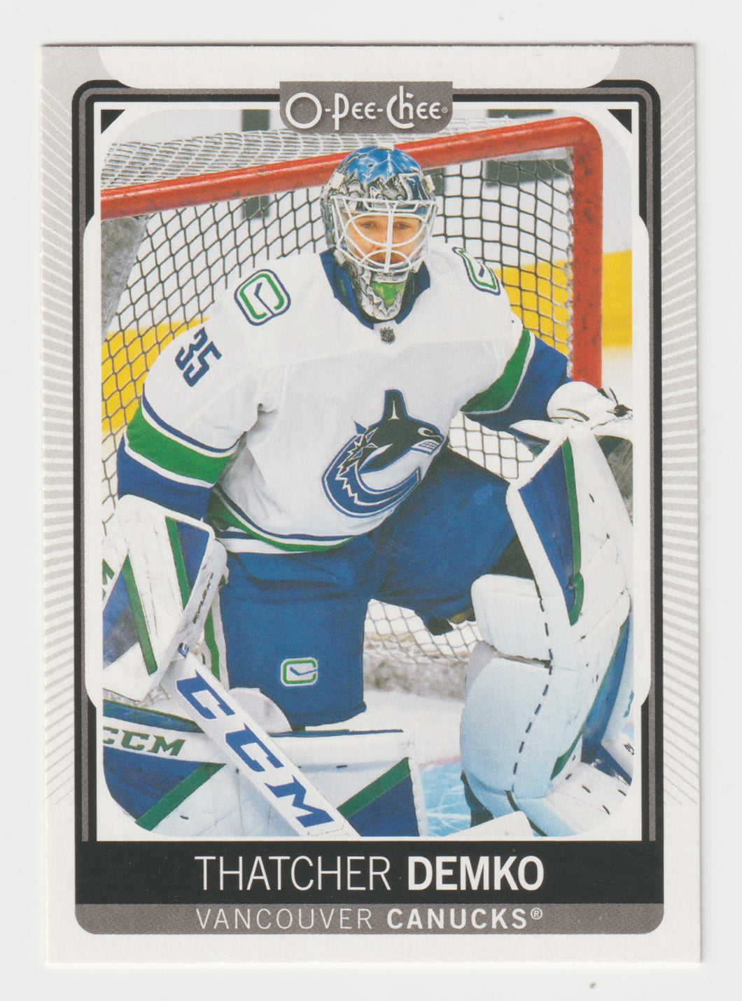 Thatcher Demko - Vancouver Canucks (NHL Hockey Card) 2021-22 O-Pee-Chee # 354 Mint