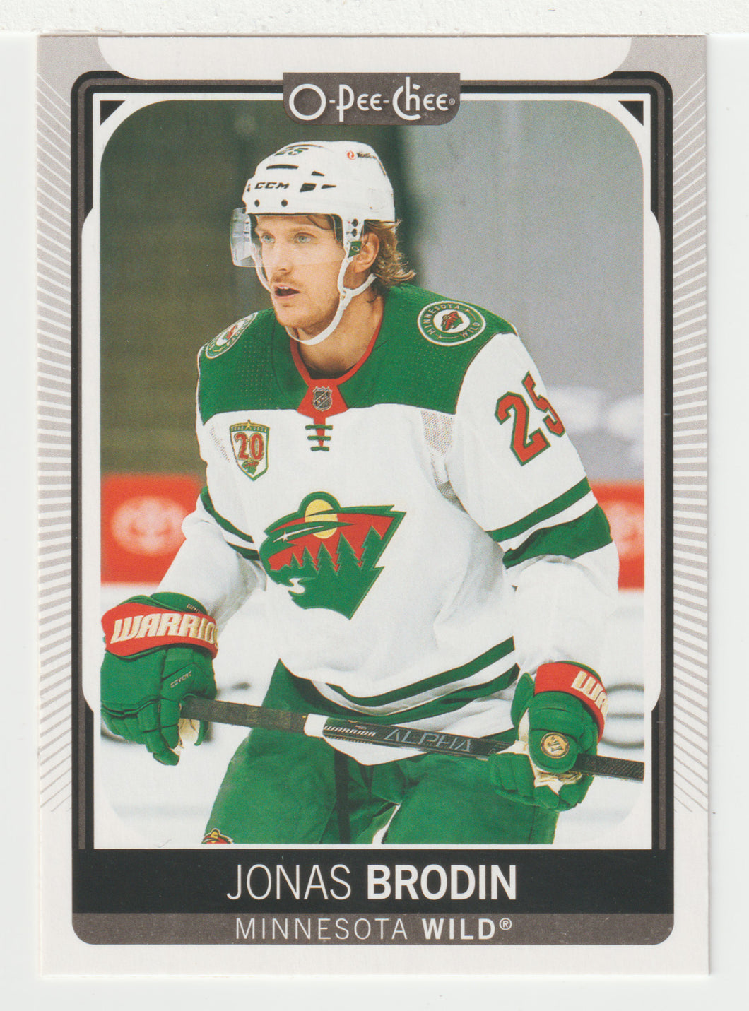 Jonas Brodin - Minnesota Wild (NHL Hockey Card) 2021-22 O-Pee-Chee # 378 Mint