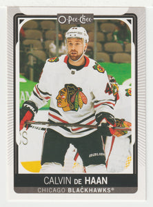 Calvin de Haan - Chicago Blackhawks (NHL Hockey Card) 2021-22 O-Pee-Chee # 383 Mint