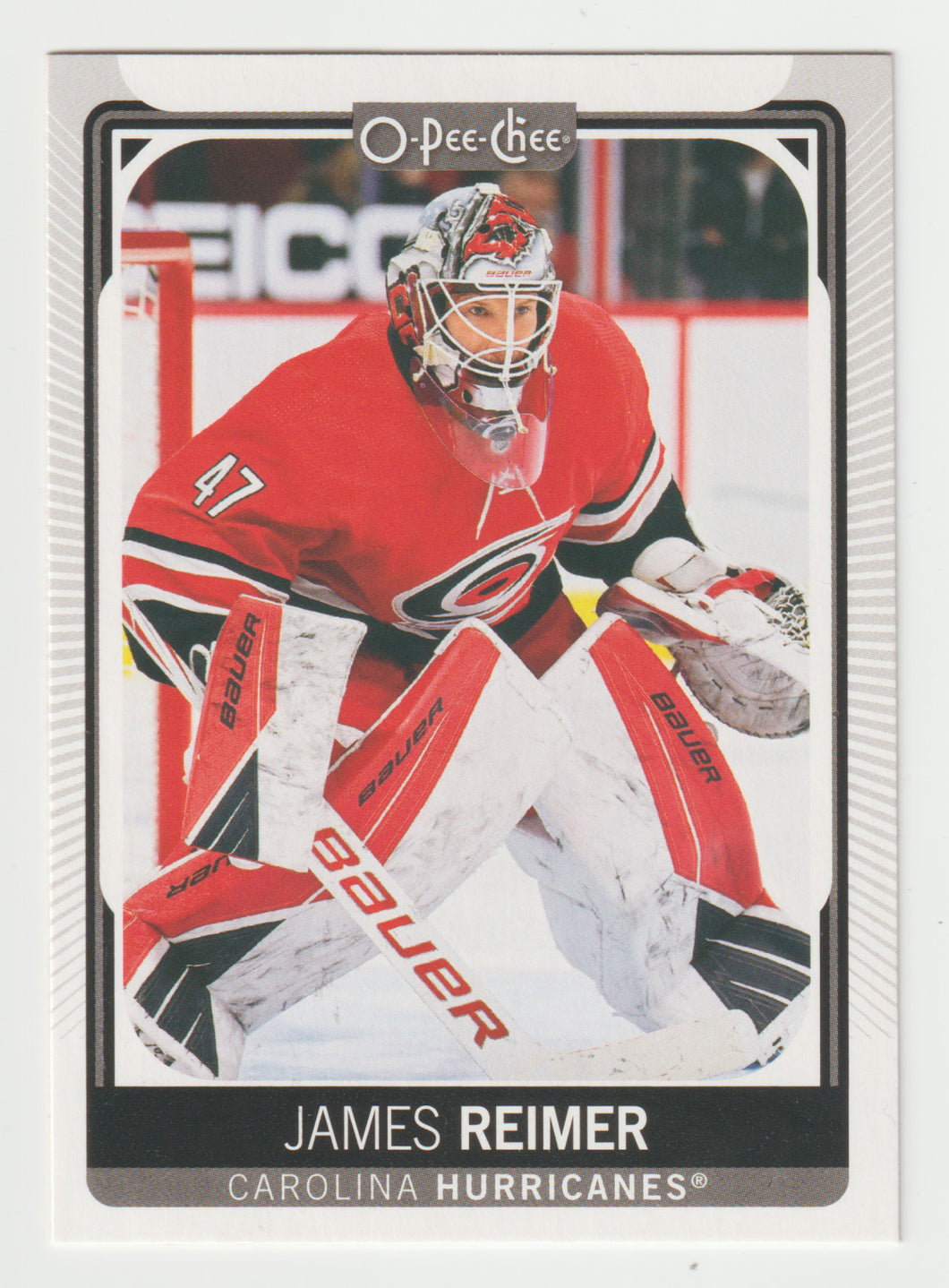 James Reimer - Carolina Hurricanes (NHL Hockey Card) 2021-22 O-Pee-Chee # 394 Mint