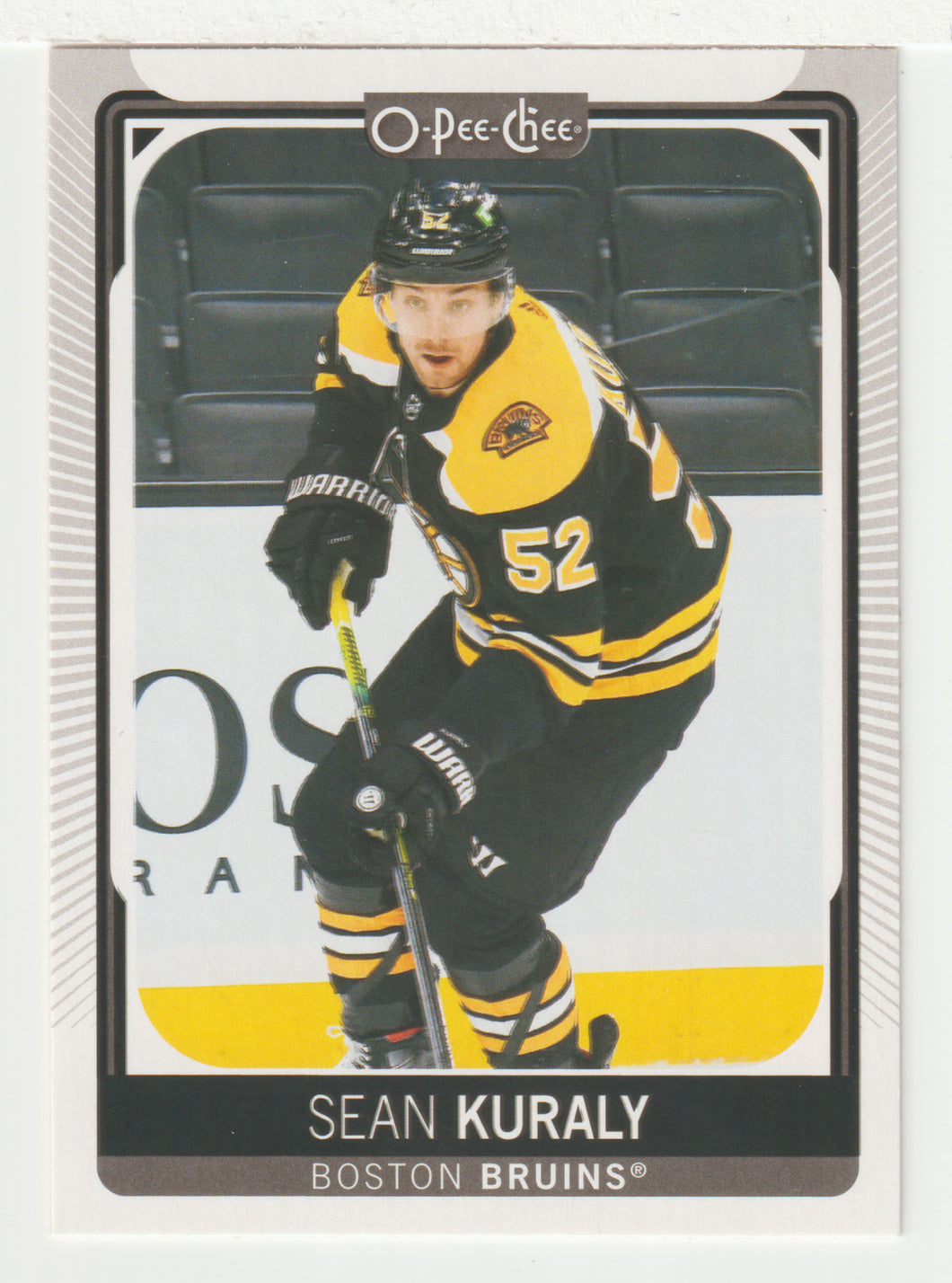 Sean Kuraly - Boston Bruins (NHL Hockey Card) 2021-22 O-Pee-Chee # 417 Mint