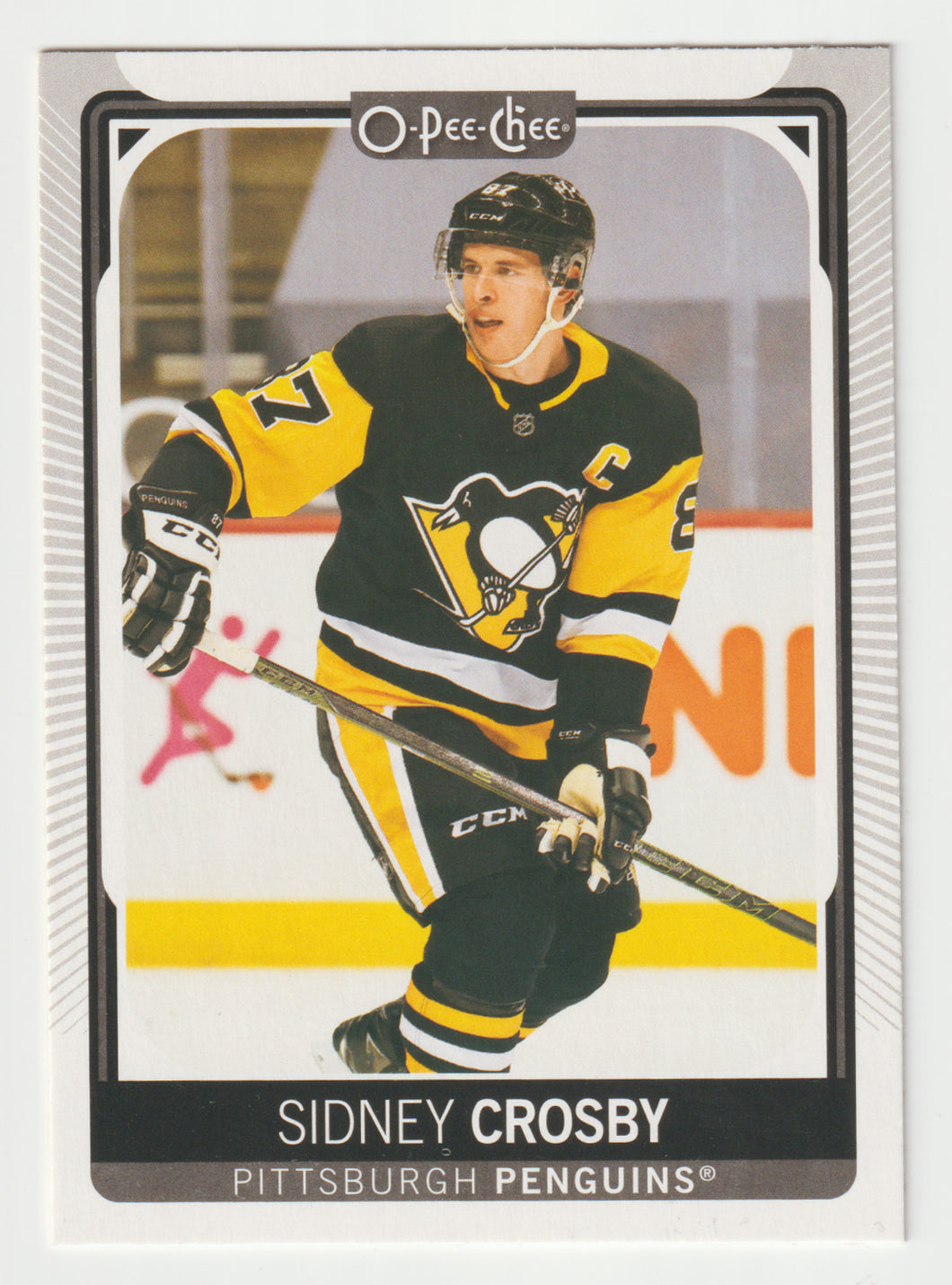 Sidney Crosby - Pittsburgh Penguins (NHL Hockey Card) 2021-22 O-Pee-Chee # 418 Mint